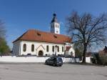 Jarzt, Kirche Maria Himmelfahrt, im Kern sptgotischer Saalbau, erbaut im 15.