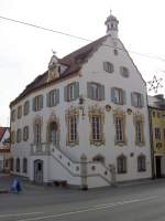 Frstenfeldbruck, Altes Rathaus, erbaut von 1866 bis 1868 durch Architekt   Johann Marggraff (20.11.2011)