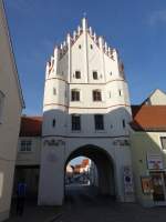Kleines Donautor in Vohburg, erbaut 1471 (25.12.2015)