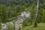 Die Knigliche Vill Schloss Linderhof in der oberbayerischen Gemeinde Ettal im sdlichen Bayern.