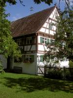 Stoffenried, Fachwerkhaus mit Kreisheimatstube, Kreis Gnzburg (15.09.2011)