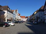 Gnzburg, Huser an der Ostseite des Marktplatzes (28.02.2021)