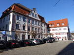 Gnzburg, Brentano Palast am Marktplatz, erbaut 1747 (28.02.2021)