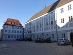 Gnzburger Markgrafenschloss, erbaut von 1769 bis 1770 durch Joseph Dossenberger (28.02.2021)