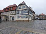 Hofheim, Gebude der Hagau Apotheke am Marktplatz (25.03.2016)