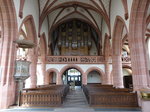 Ebern, Orgelempore in der Stadtpfarrkirche St.