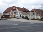 Rentweinsdorf, Gasthaus am Schloss am Planplatz, erbaut 1673 (24.03.2016)