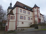 Renaissance Schloss Rgheim, zweigeschossiger Massivbau mit Treppenturm, erbaut im 16.