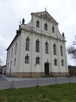 Wallfahrtskirche Maria Limbach im Steigerwald, erbaut von 1751 bis 1755 durch  Baumeisters Johann Balthasar Neumann (26.03.2016)