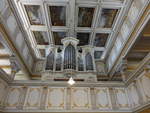 Issigau, Orgel und Kassettendecke in der Evangelisch-lutherische Pfarrkirche St.