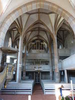 Weibach, Orgelempore in der Evangelisch-lutherische Pfarrkirche (21.04.2018)
