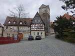 Kronach, Stadtturm, Siebengeschossiger Sandsteinquaderturm, im Kern 13.