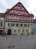 Kronach, Floherrenhaus, Schaufachwerk von 1679, heute Hotel (15.04.2017)