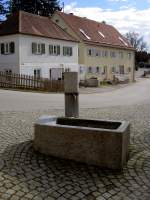 Dorfbrunnen in Pitzling bei Landsberg (22.02.2014)