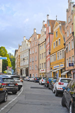 Altstadt im bayrischen Landshut.