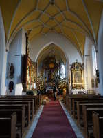 Frauenberg, Rokokoaltar von 1758 in der Wallfahrtskirche Maria Heimsuchung (23.12.2016)