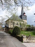 Grtenroth, Evangelisch-lutherische Pfarrkirche Sankt Maria, Chorturmkirche, erbaut im 13.