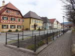 Kleukheim, Fachwerkhuser in der Kleukheimer Hauptstrae (09.04.2018)