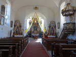 Arnstein, barocker Innenraum der Pfarrkirche St.