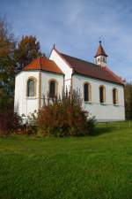 Die Marienkapelle Bhl bei Eglofs / Allgu, erbaut 1904, Landkreis Lindau (30.10.2011)