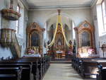 Karsbach, barocker Innenraum der Pfarrkirche St.