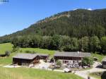 Blick auf das altbayrische Museumsdorf von Markus Wasmeier bei Schliersee am 17.08.2014