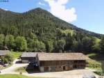 Blick auf das altbayrische Museumsdorf von Markus Wasmeier bei Schliersee am 17.08.2014