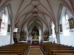 Stefanskirchen, neugotischer Innenraum der St.