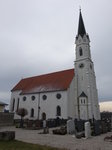 Kirchdorf bei Haag, Maria Himmelfahrt Kirche, dreischiffige Basilika, erbaut im 13.