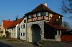 Altenstadt/Iller Ortsteil Illereichen, Grotor des Schloss Aichheim,   Landkreis Neu-Ulm (29.03.2011)