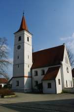 Pfarrkirche von Steinheim, Landkreis Neu-Ulm (29.03.2011)
