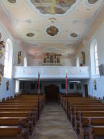 Sindlbach, Orgelempore in der kath.