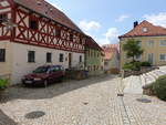 Lupburg, historisches Fachwerkhaus am Kirchplatz (20.08.2017)