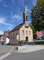 Burgtreswitz, neugotische Filialkirche Mari Unbefleckte Empfngnis, erbaut von 1857 bis 1859 (20.05.2018)