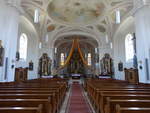 Neunkirchen bei Weiden, neubarocker Innenraum der Pfarrkirche St.