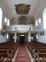 Etzgersrieth, Orgelempore in der Pfarrkirche St.