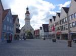 Hersbruck, Rathaus am unteren Markt, erbaut von 1946 bis 1952 (05.04.2015)