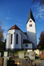 Pfarrkirche von Wengen bei Weitnach, Landkreis Oberallgu (30.10.2011)