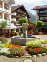 Oberstdorf, Brunnen an der Oststrae (28.07.2013)