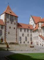 Fssen, Nordflgel des Hohen Schloss, Magnusplatz 10, Filialgalerie der Staatl.