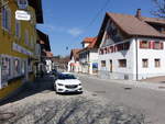 Nesselwang, Blick in die Von-Lingg-Strae (26.04.2021)