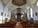 Arnbruck, barocker Innenraum der Pfarrkirche St.