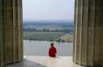 In der Gedenksttte Walhalla an der Donau stlich von Regensburg.