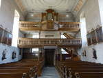 Mittelstreu, Orgelempore in der kath.