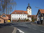 Kleinbardorf, Gasthof zum Lamm und Pfarrkirche St.