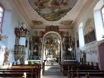 Kleinbardorf barocker Innenraum der kath.