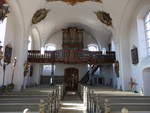 Merkershausen, Orgelempore in der kath.
