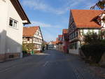 Unterelsbach, Fachwerkhuser in der Hauptstrae (16.10.2018)