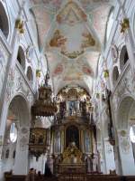Weihenlinden, Wallfahrtskirche zur Heiligen Dreifaltigkeit, erbaut 1653 bis 1657   (06.04.2012)
