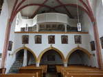 Prienbach, Orgelempore in der kath.